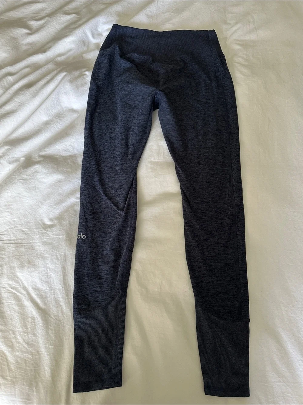 ALO Yoga Navy Blue Seamless Performance Leggings